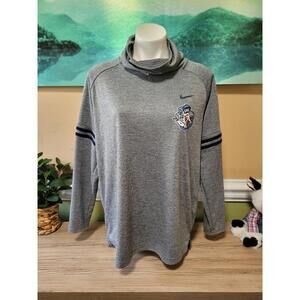 Tarheels Nike Women's Funnel Neck Shirt Gray L North Carolina